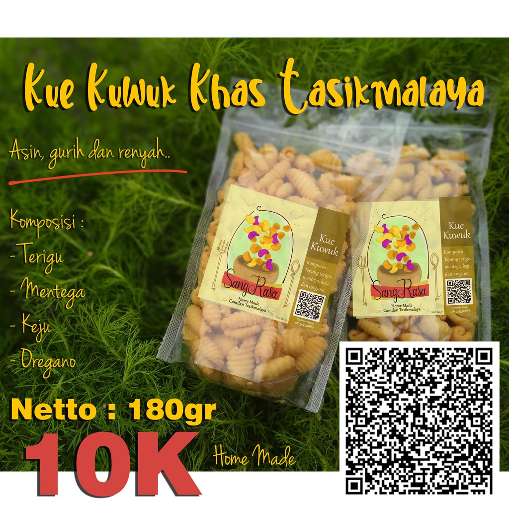 

[Home Made] Kue Kuwuk / Kue Garpu 180gr Camilan Khas Tasikmalaya BUY 5 GET 1 FREE Kuwuk/ Citruk Guys