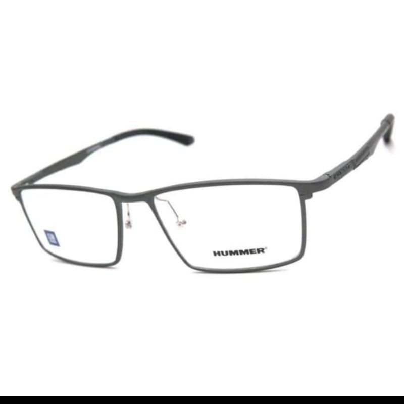 Frame Kacamata Original Hummer 651-C2 Titanium Smoke Grey