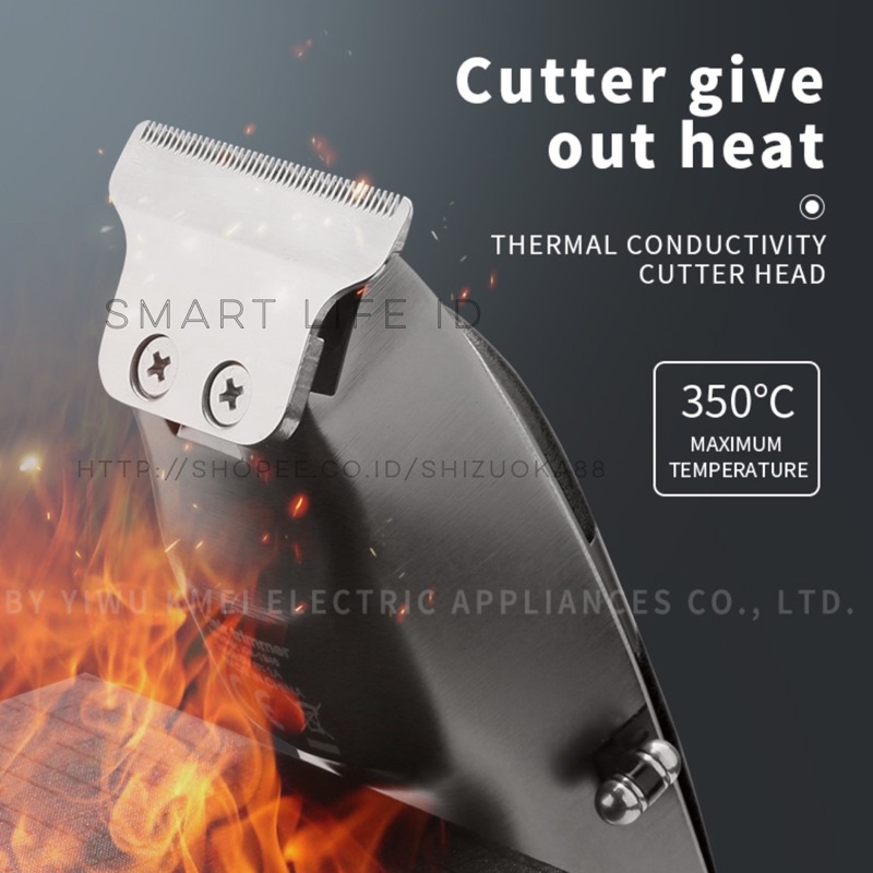 Kemei KM-1945 Alat Cukur Rambut Hair Clipper Detailer Trimmer Mesin Cukuran KM 1945