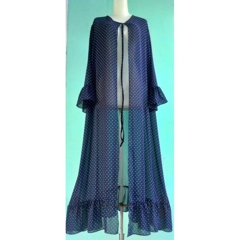 cardigan outer motif ceruty babydoll