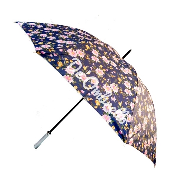 (097)Payung Golf Kembang Dalam Silver Anti UV JUMBO SIZE Premium Quality