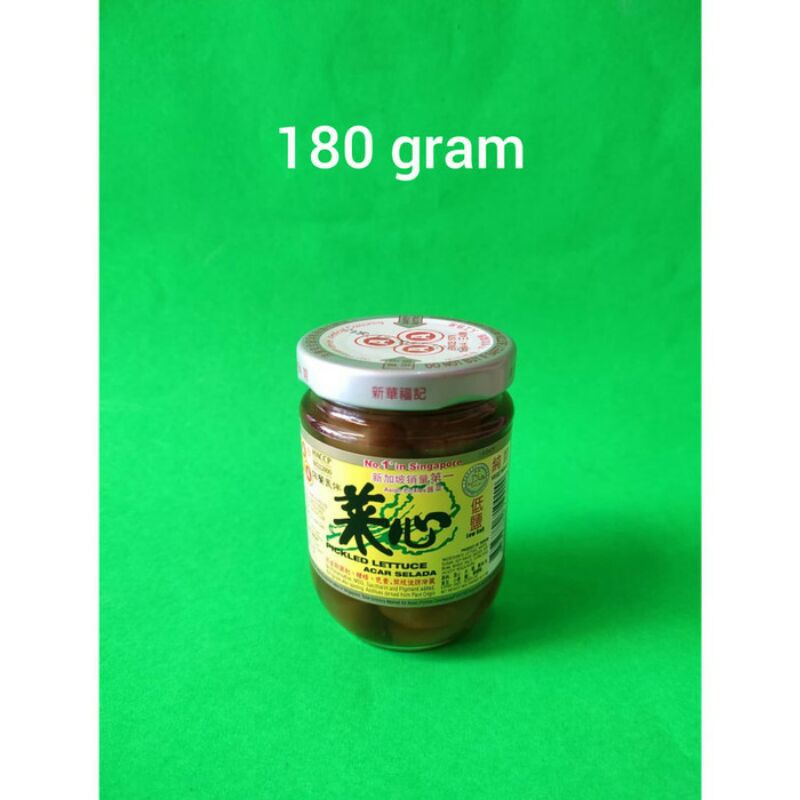 

Acar Selada ( Pickled Lettuce) / Caisim botol 180 gram