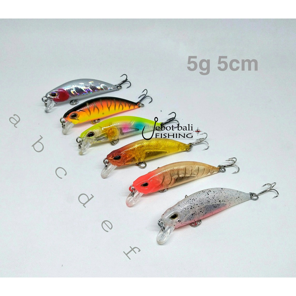 Lure Minnow Copy Tsurinoya DW63 Murah - Umpan Pancing Ultralight Fishing - Casting