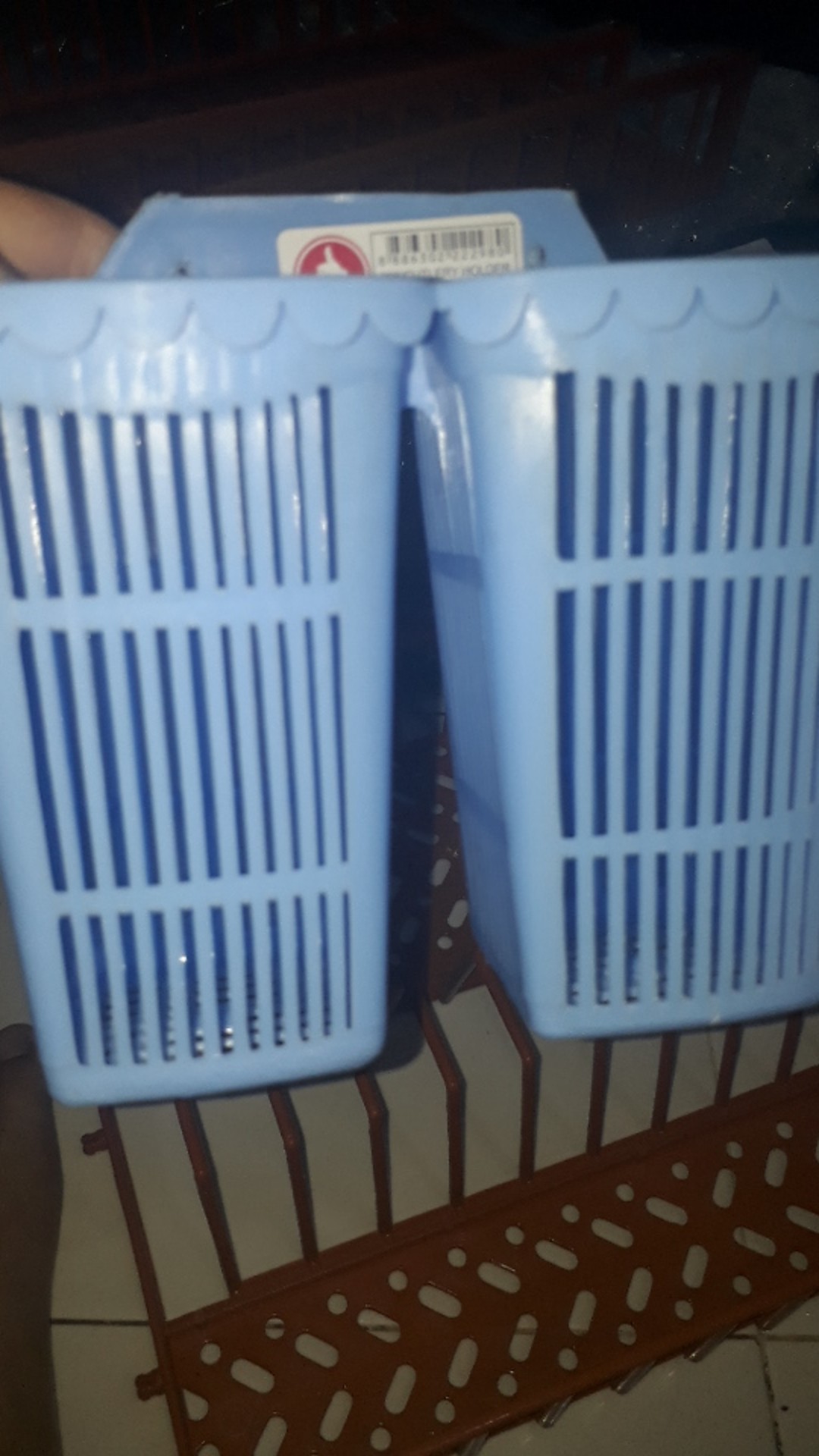 Ultra 298 Tempat Sendok Gantung Tembok Plastik Sekat Doff Tebal