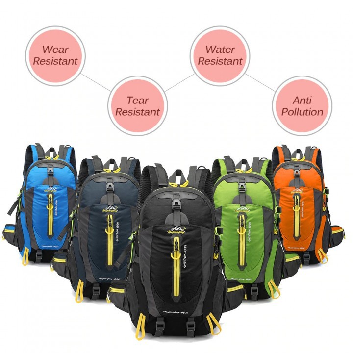 Outdoor Waterproof Sport Bag Camping Backpack - 40L Large Capacity