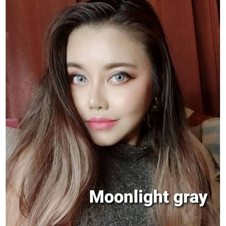 SOFTLENS MOONLIGHT BROWN Gray NORMAL MINUS S.D -6.00