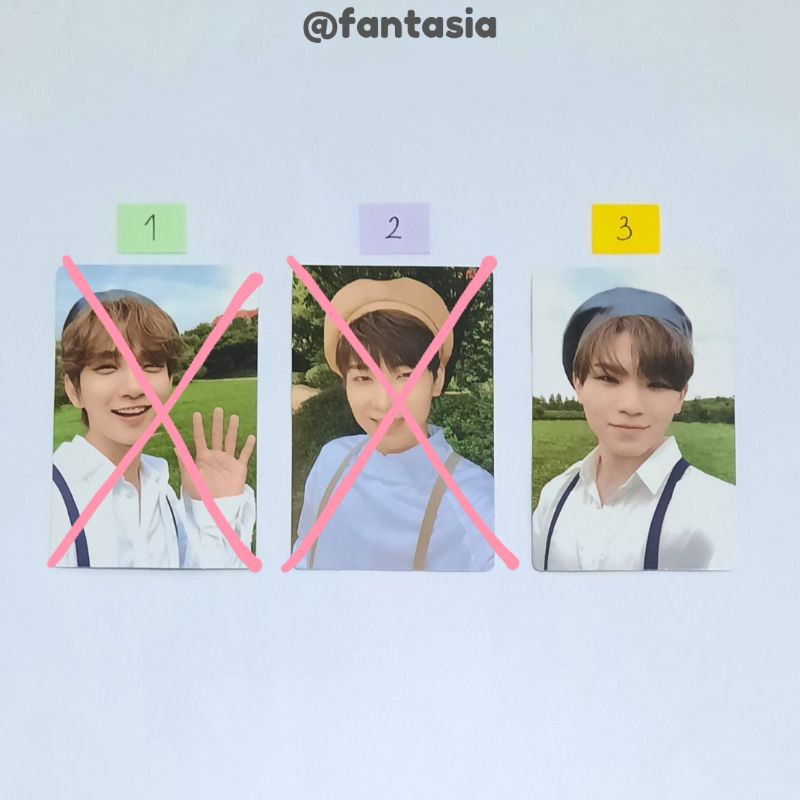 Seventeen An Ode Official Photocard (Hope ver. / warna album)