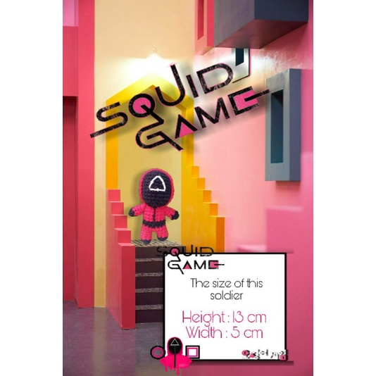 Boneka Rajut / Amigurumi Squid Game