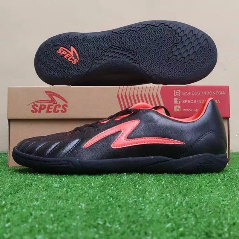 Sepatu Futsal Specs Ajax In Black / Red