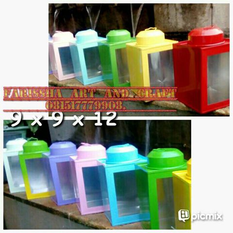kaleng kerupuk / krupuk mini 9 x 12