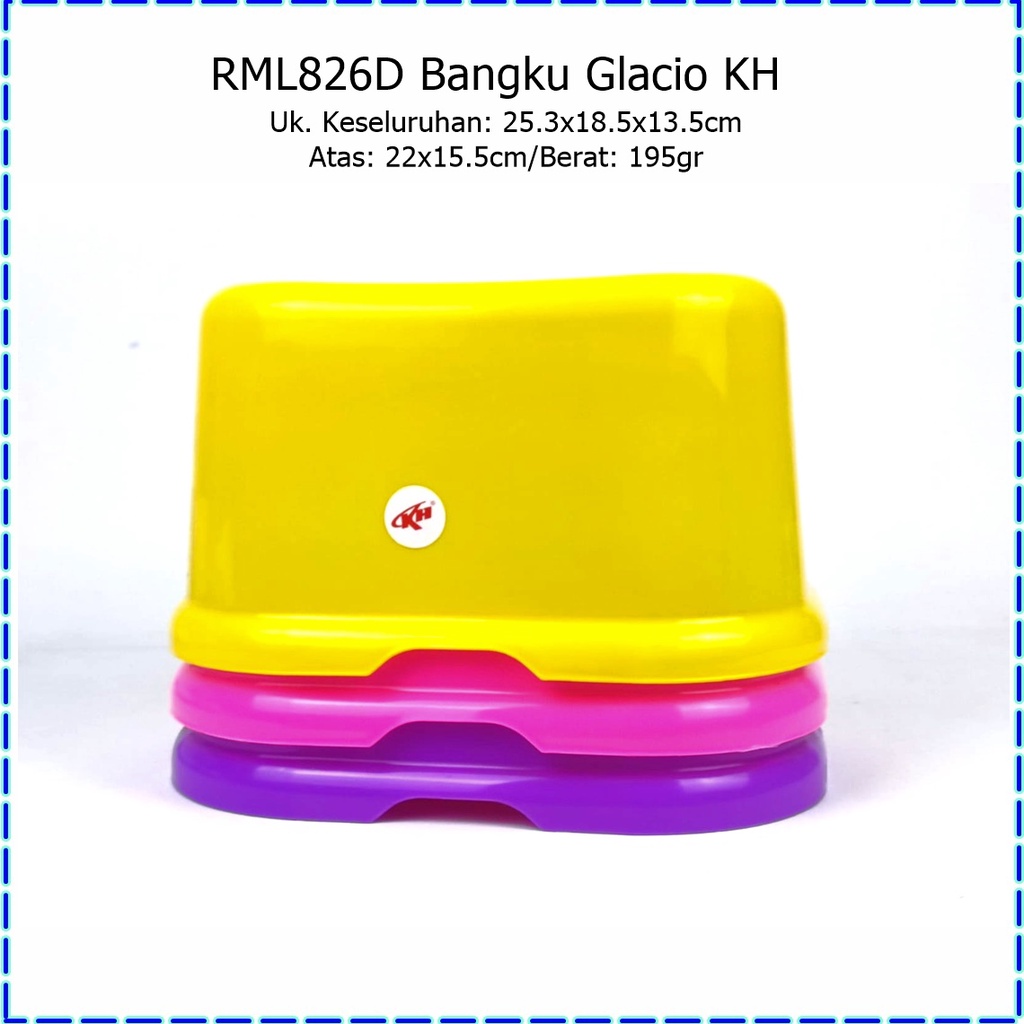 RML826D Bangku/Dingklik/Kursi Jongkok Glacio KH