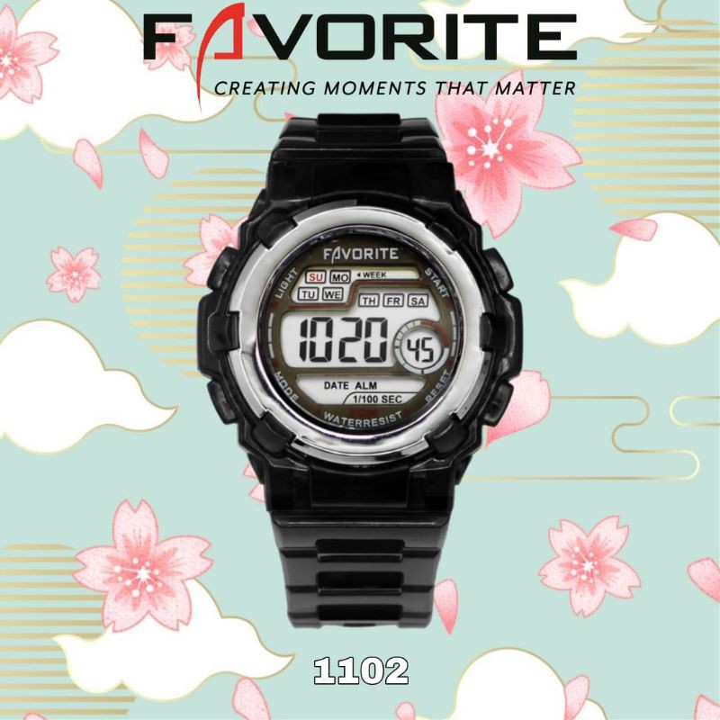 Jam Tangan Wanita Favorite Original 1102 Tahan Air COD