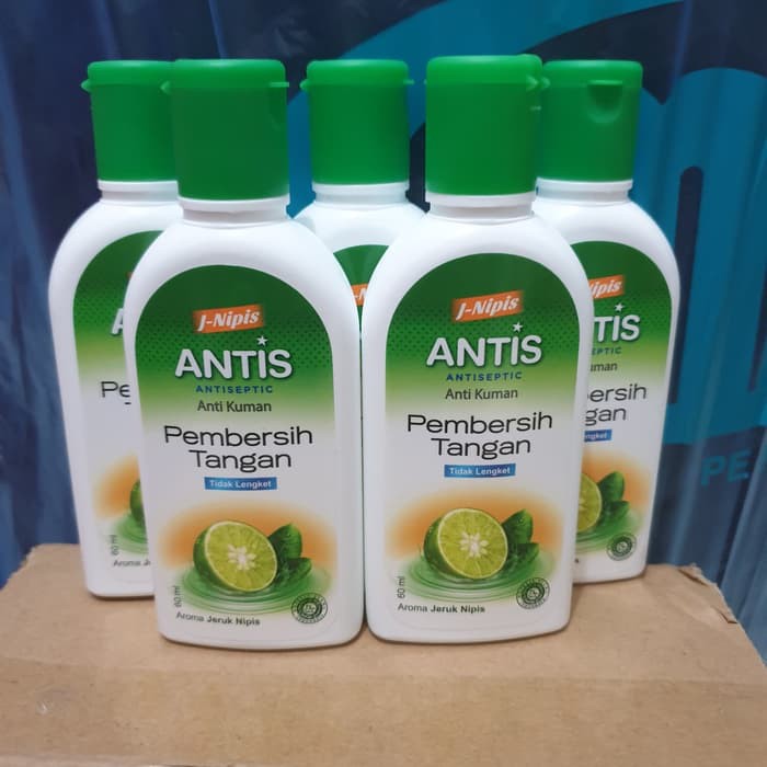 Jual Antis GEL Pembersih Tangan - Hand Sanitizer Antiseptic Antibacterial 60 ML | Shopee Indonesia