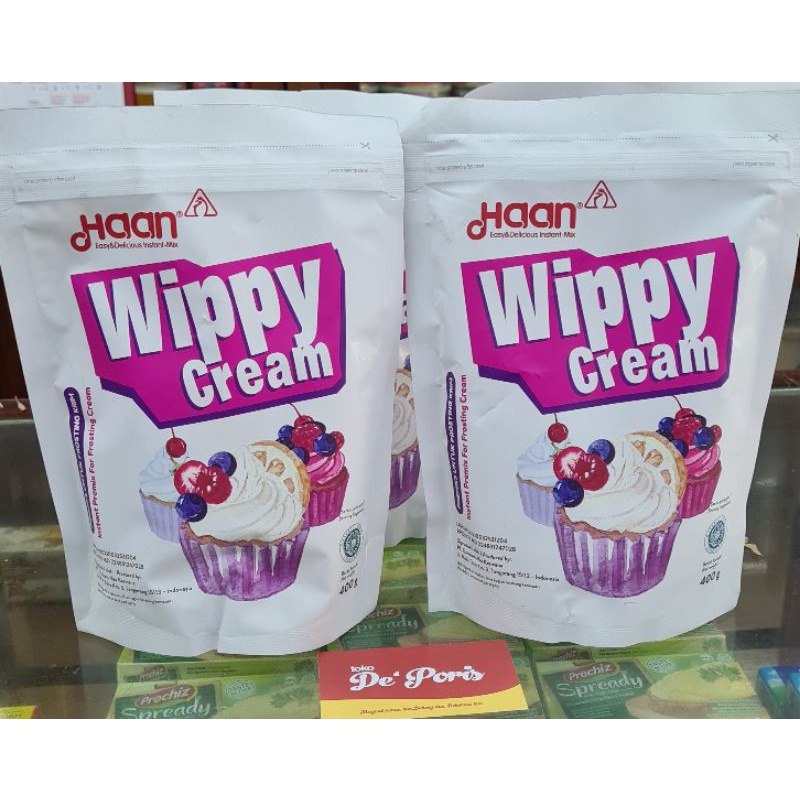 

Wippy Cream 400gr haan