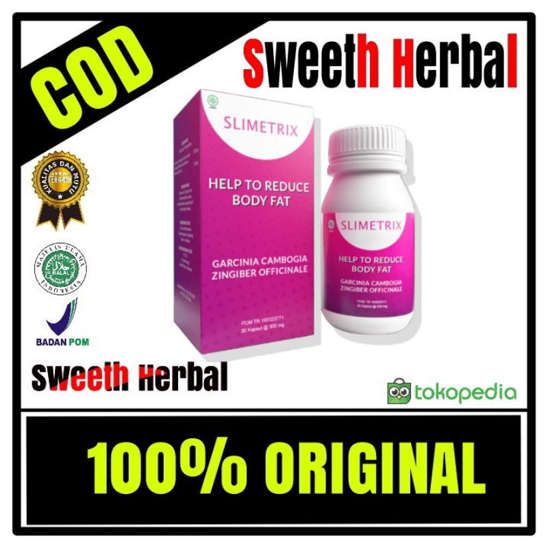 SLIMETRIX ASLI Original Obat Pelangsing Badan / obat diet original berkualitas