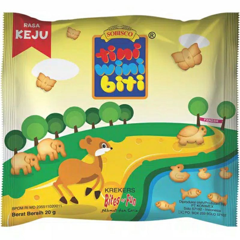 

TINI WINI BITI KEJU ( 1 paket isi 5 bungkus )