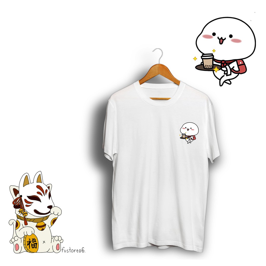 PENTOL 51 ALLSIZE OVERSIZE ANAK Quby Unyu Bawa Boba Tas Merah Baju Kaos Premium Cotton Combed