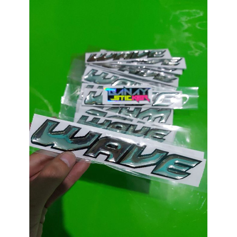 STICKER EMBLEM WAVE TIMBUL