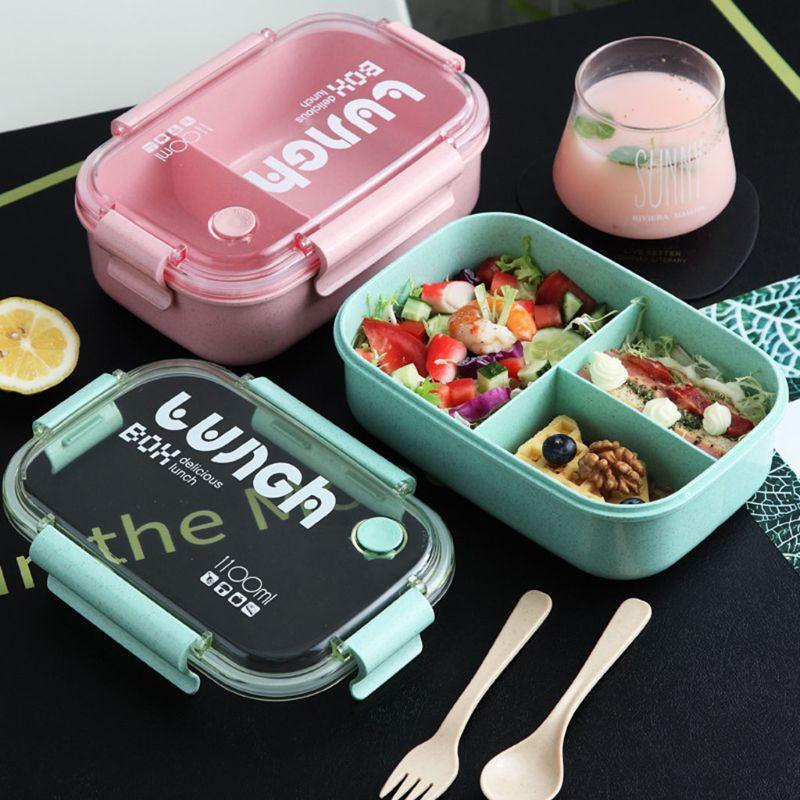 MURAH ! LUNCH BOX TEMPAT BEKAL ANAK / KEKANTOR MOTIF ELEGANT DENGAN  3 SEKAT TUTUP BENING