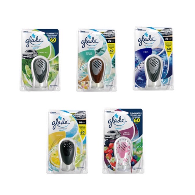 Glade Sport Reguler 7 ml / Pengharum Parfum Mobil