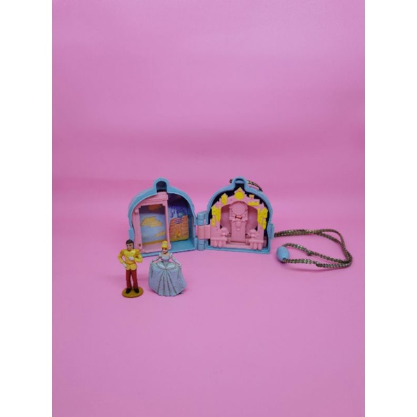 Disney Cinderella Once Upon a Time Locket Polly Pocket Vintage Bluebird