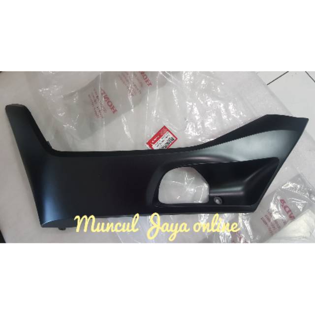 64432-K97-T00YY Cover L Floor Side Tebeng samping Kiri Hitam Doff Motor Honda PCX 150