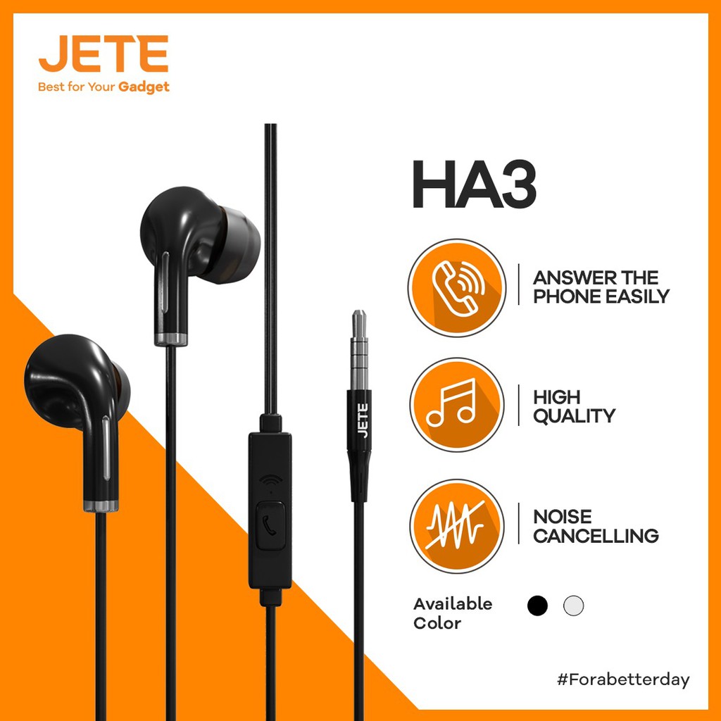 Headset Jete HA3 with audio Power and Stereo