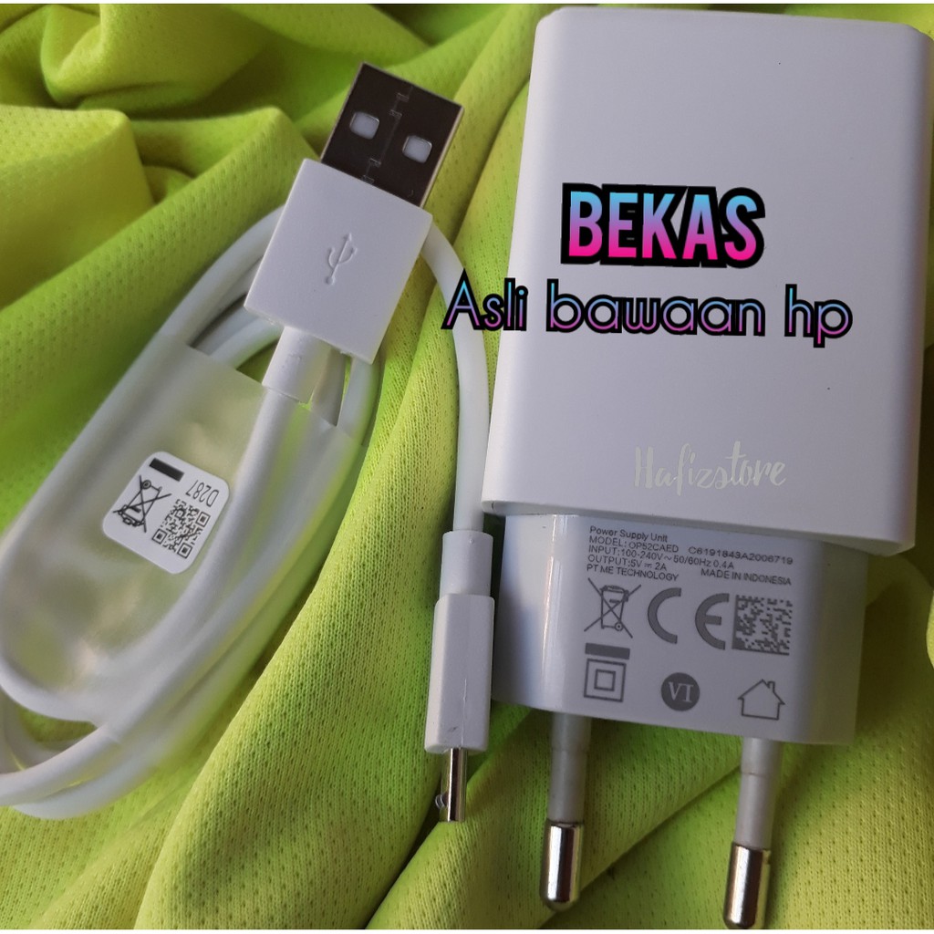Charger realme c2 c3 c5 c11 original bawaan hp