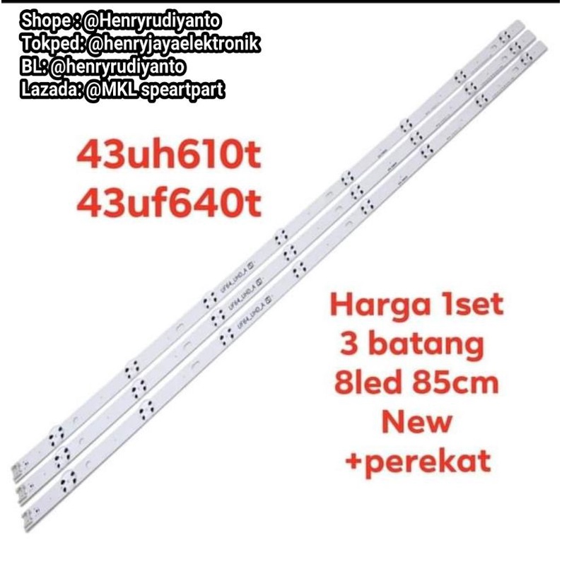 BACKLIGHT TVLED LG43UH610T LED BACKLIGHT TV LG43uh610T
