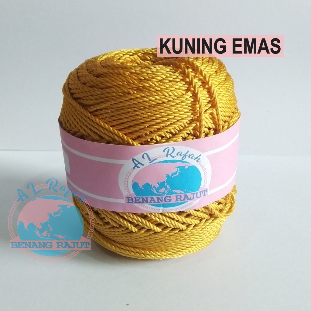 BENANG RAJUT SERI KUNING (PILIH WARNA)