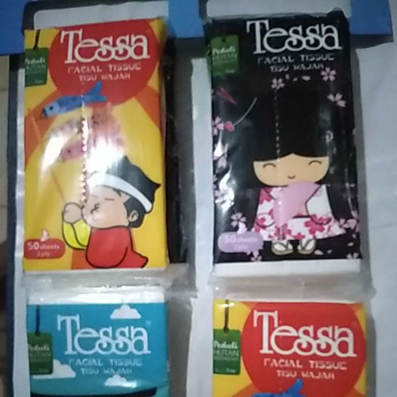 Tessa Facial Tissue 50 Sheets