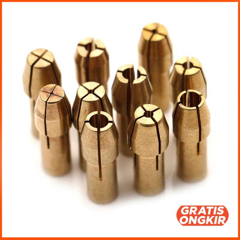 Mata Bor Drill Brass Collet 11PCS - DMPJ-31
