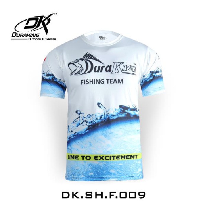 DK Fishing Jersey SS  Wave Maxis White