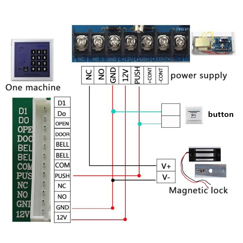 Gro 12V Mini Electronic Drawer Lock Kunci Pintu Lemari Listrik 60kg 130lbs