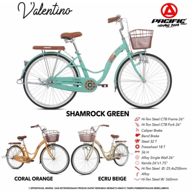 Pacific Sepeda CTB 26 inch Valentino