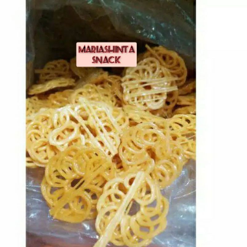 

250g Kerupuk Mawar Kuning Mentah 250 g Krupuk