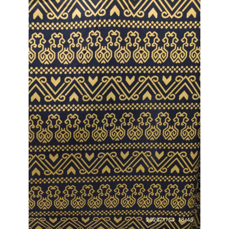Kain Batik Katun Motif Songket Palembang
