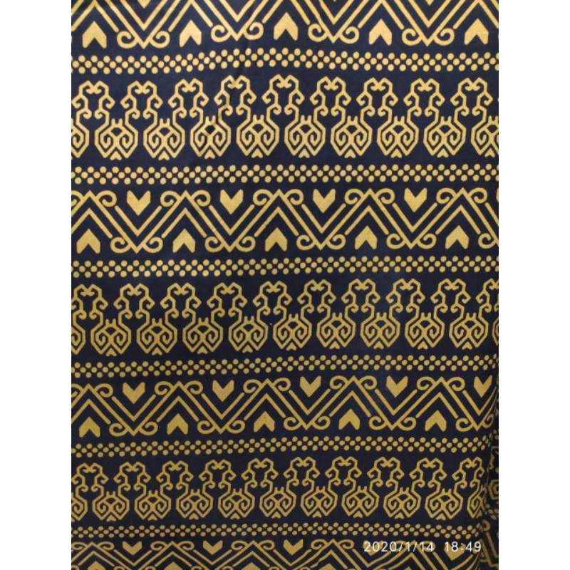 Kain Batik Katun Motif Songket Palembang