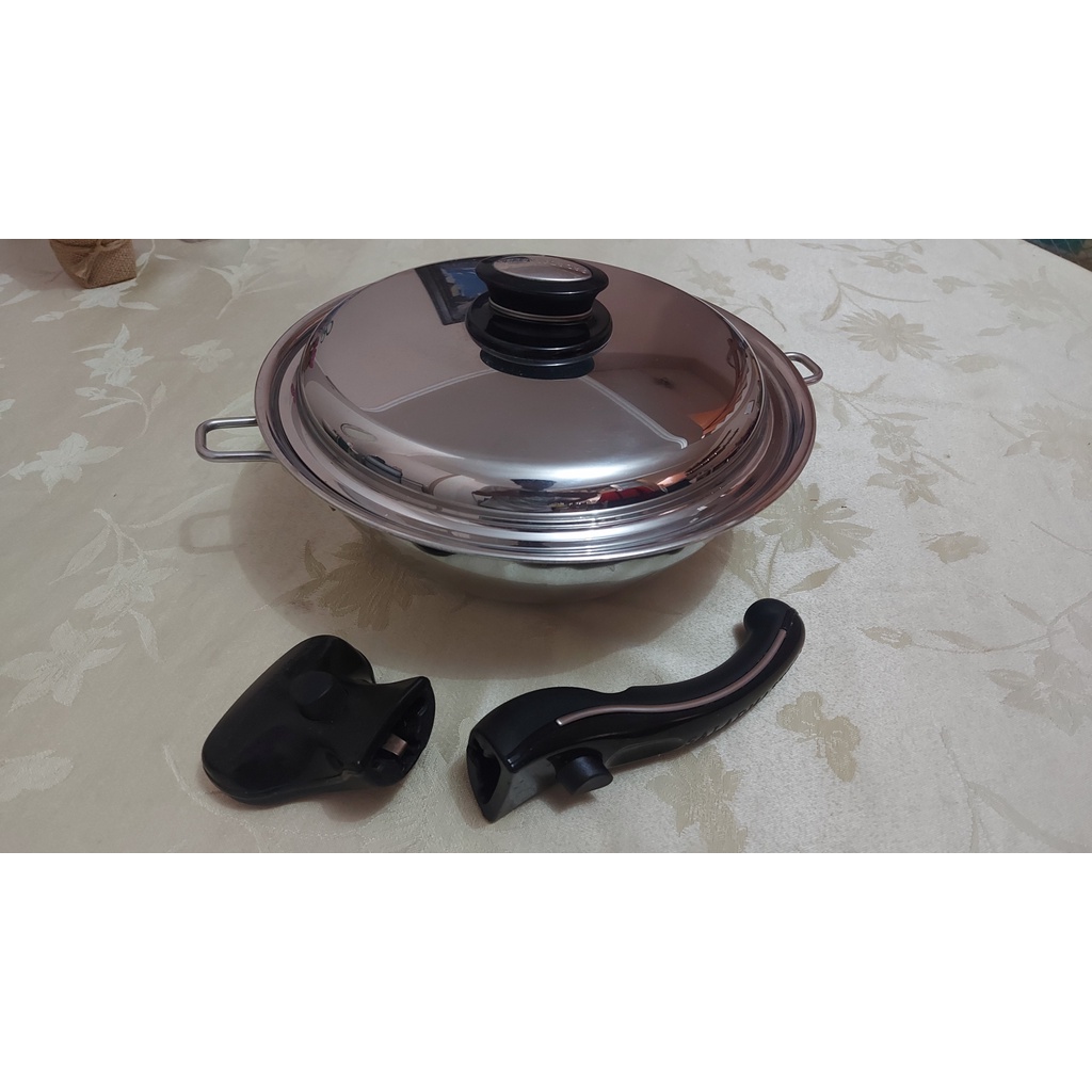 Saladmaster Original Limited Edition 3Qt Gourmet Wok 316Ti Stainless Steel Preloved