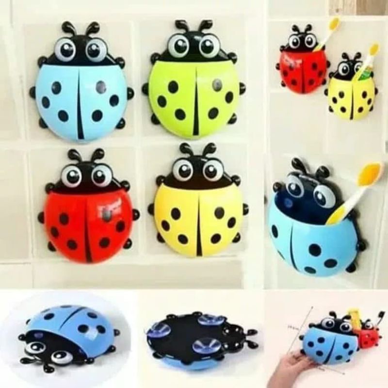 Tempat Sikat Gigi Ladybird / Tempat Sikat Gigi Kumbang