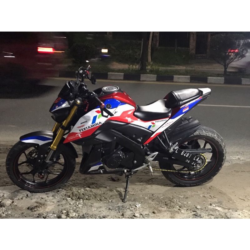 Striping XABRE Motif Pertamina Mandalika - Decal Xabre - Stiker Xabre