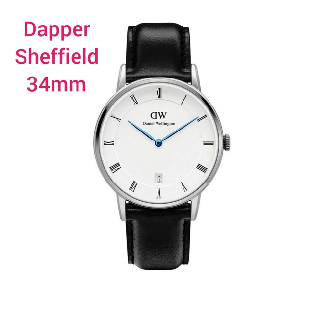 Jam tangan DW type DAPER SHEFFIELD original 3,4cm dan 3,8cm