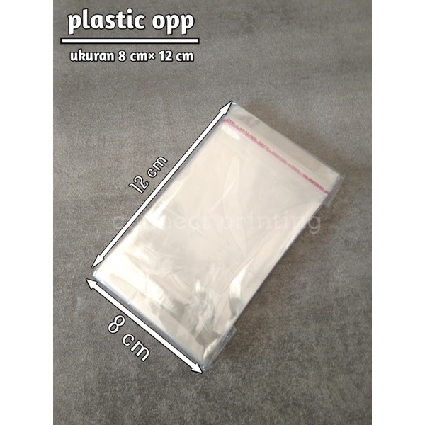 PLASTIK OPP 8x12 | PLASTIK BENING SEAL