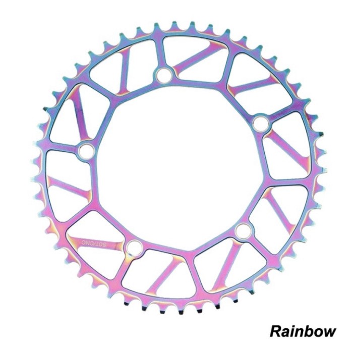 Chainring Litepro Rainbow Hollow 50T 52T 54T 56T 58T BCD130Narrow wide