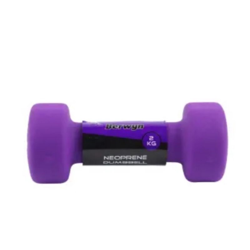 dumbel barbel 2kg berwyn neoprene dumbell barbell 2 kg ORIGINAL BERWYN