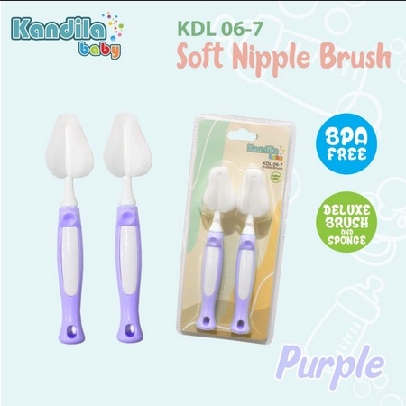 BOSU325 KANDILA SIKAT BOTOL SOFT NIPPLE BRUSH  KDL06-7