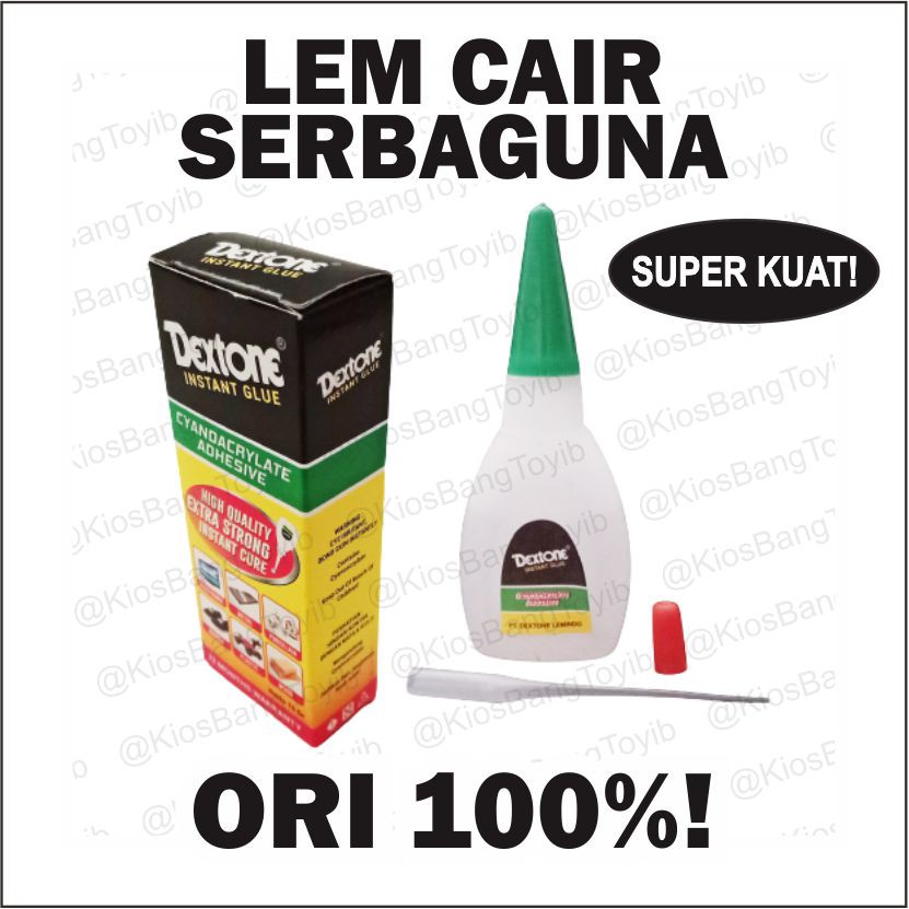 Lem Tetes Cair Serbaguna Dextone/ Lem Dextone Cair/ Lem Korea/ Lem G