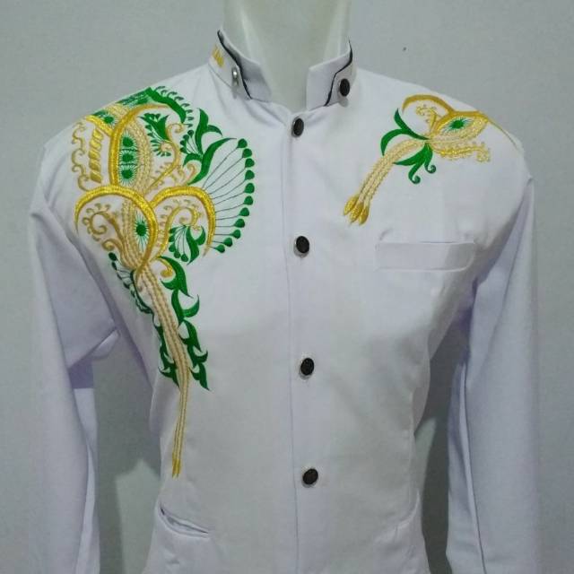 Jasko bordir jasko putih bordir jasko original