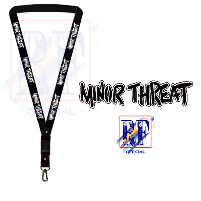 

Gantungan kunci Minor Threat Band Punk Music Hardcore Punk tali lanyard band gantungan leher id card name tag