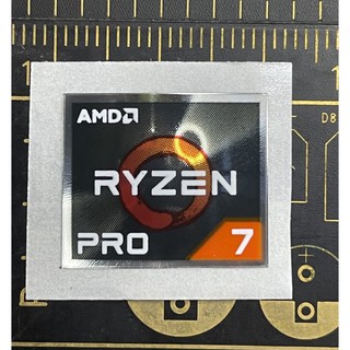 Sticker stiker logo AMD Ryzen 7 pro ori | Shopee Indonesia